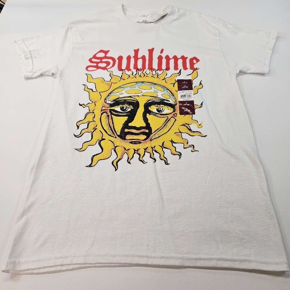 Sublime Sun Logo T-Shirt Small White NWT